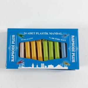 Ultra lüx iz yapmayan sihirli çamaşır mandalı 24 adet