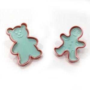 Bas Çıkart Sistem Büyük Ayıcık 2 li Şeker Hamuru Kurabiye Kalıbı