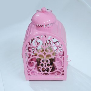 Büyük Motifli Ferforje Metal Mumluk - Tea Light Mumluk - Kafes Mumluk - Dekoratif Mumluk - Şamdan