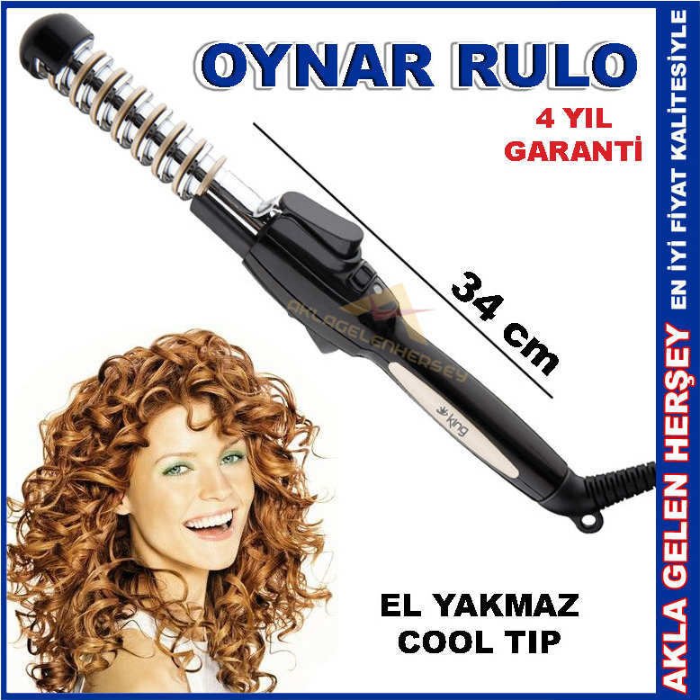 KİNG RULLO OYNAR BAŞLIKLI EL YAKMAZ SAÇ MAŞASI
