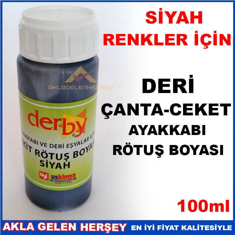 SİYAH RENK DERİ ÇANTACEKET AYAKKABI RÖTUŞ BOYASI