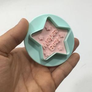 Bas Çıkart Sistem Mesajlı Yıldız 3lü Şeker Hamuru Kurabiye Kalıbı