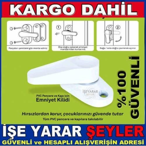 PVC KAPI PENCERE EMNİYET KİLİDİ PİMAPEN KİLİDİ KD