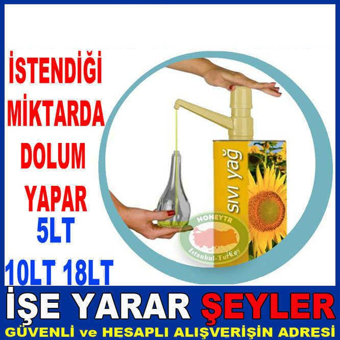 SIVI YAĞ POMPASI VAKUM SİSTEMLİ HİJYENİK PRATİK POMPA TENEKEDEN ŞİŞEYE YAĞ AKTARMANIN EN KOLAY YOLU