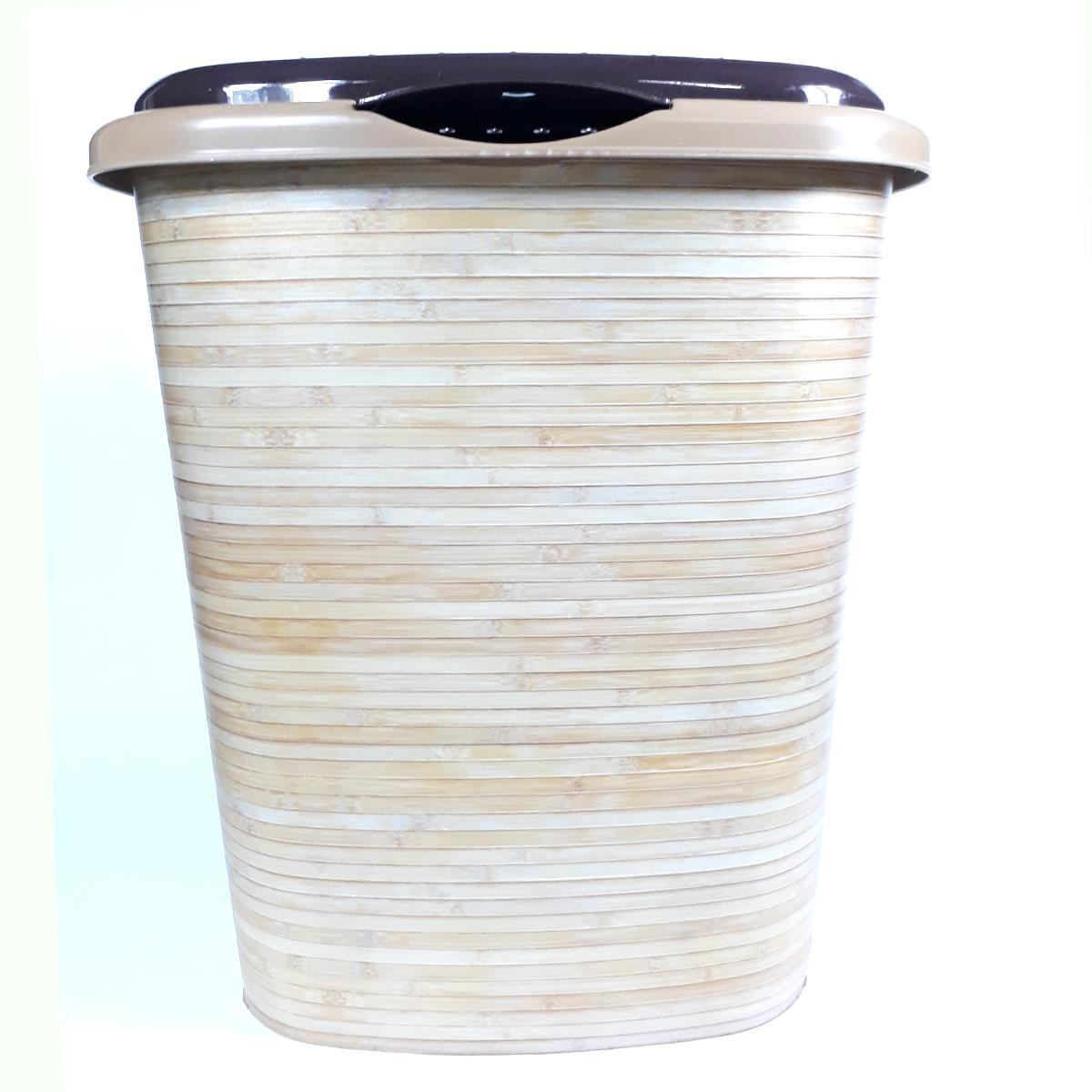 TİKA DESENLE KİRLİ SEPETİ BANYO 50x35x42 60 LT