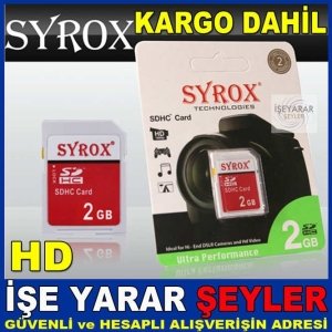 2GB HD FOTOĞRAF MAKİNESİ SDHC HAFIZA KARTI K.D