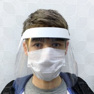 Şeffaf PVC Yüz Koruma Siperi 10 Hediyeli Yüz Koruyucu Sağlık Seti