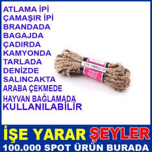 HER YERDE KULLANILABİLİR 10 METRE ÇOK AMAÇLI İP
