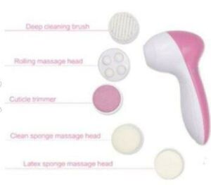 5 In 1 Yüz Temizleme Masaj ve Peeling Fırça Seti