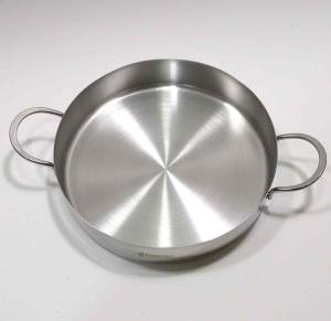 Essenso 18/10 Çelik 304 Kalite Yumurta Sahanı 2 Çelik Kulplu Ömürlük Garantili Çok Amaçlı Tava Ø20cm