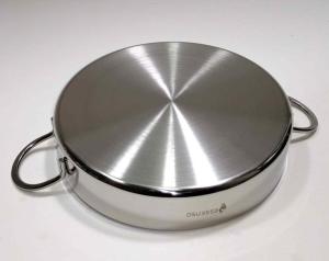 Essenso 18/10 Çelik 304 Kalite Yumurta Sahanı 2 Çelik Kulplu Ömürlük Garantili Çok Amaçlı Tava Ø20cm