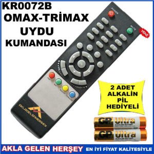 OMAX-TRİMAX UYDU CİHAZI Receiver KUMANDA KR0072B