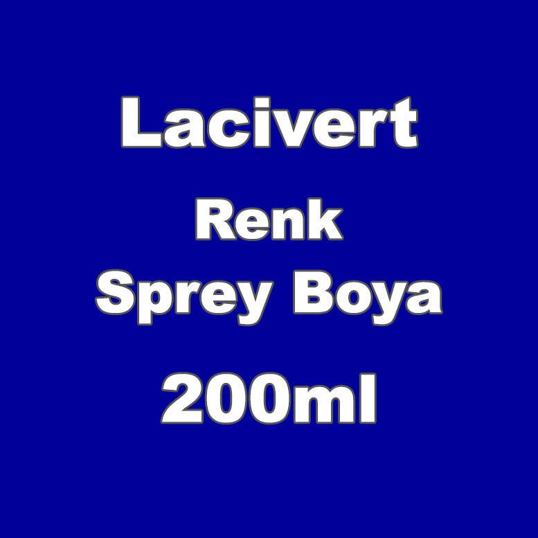 1. Kalite Büyük Boy 200ml Sprey Boya Araba, Motor, Beyaz Eşya Tamiri İçin Tüm Renkler Mevcut lacivert