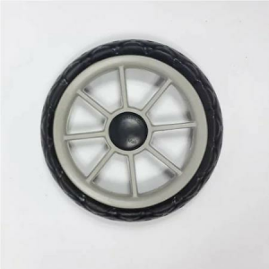 2 adet Büyük Boy Pazar Arabası Teker Takımı Ø20cm 2 Teker Fiyatı Pazar Arabası 20x20 Cm Teker Takımı Plastik Siyah Beyaz