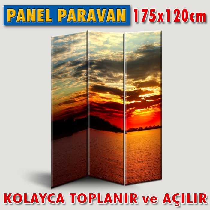 GÖRSELLİ KATLANIR PANEL BÖLME SİSTEMİ - KIZIL GÜZEL MANZARA