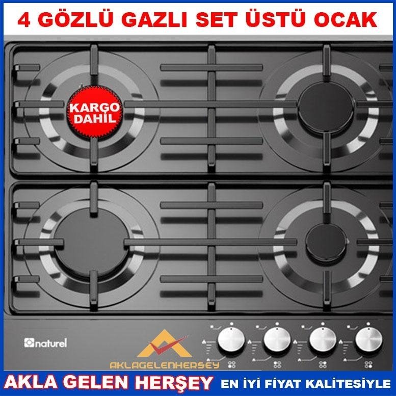 NATUREL OMEGA 6401 SİYAH WOK BEKLİ SET ÜSTÜ OCAK
