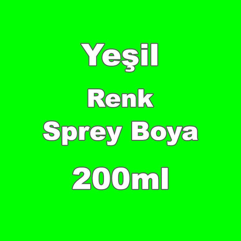 1. Kalite Büyük Boy 200ml Sprey Boya Araba, Motor, Beyaz Eşya Tamiri İçin Tüm Renkler Mevcut yeşil