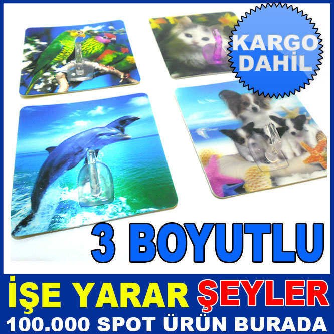 3 BOYUT MUCİZEVİ YAPIŞKAN MUTFAK BANYO ASKISI KD