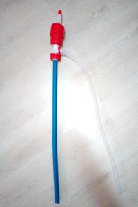 93cm Büyük Boy Mazot Pompası Varil-Bidon Yağ Aktarma Mekanik El Basmalı Kolay Rahat Sağlam Kullanım