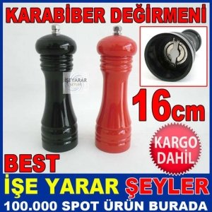 ÇEVİRMELİ AKRİLİK BEST BİBER DEĞİRMENİ SİYAH K.D
