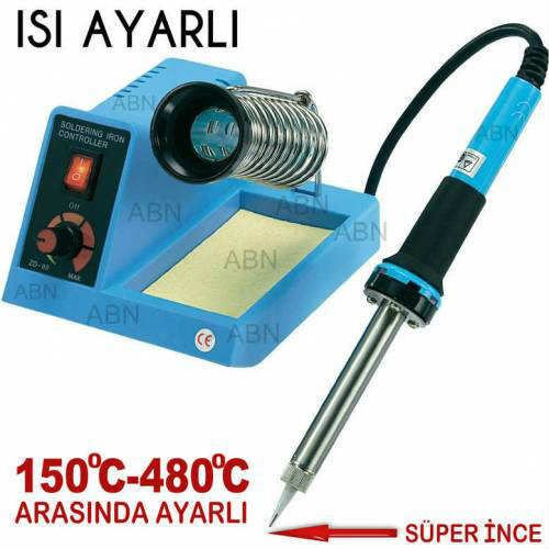 HZ99BL 150-450 DERECE ISI AYARLI YAMNAZ UÇLU HAVYA-LEHİM İSTASYONU,TERMOSTATLI STANDLI LEHİM SETİ