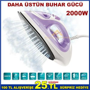 PHİLİPS 1026 ÖZEL TEFLON TABAN 200W BUHARLI ÜTÜ