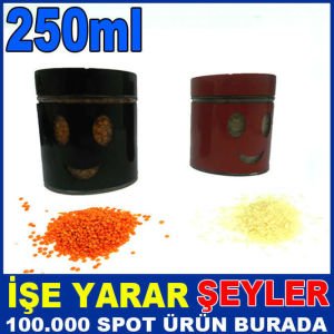 350ml DIŞI METAL İÇİ CAM HAVA ALMAZ SAKLAMA KABI