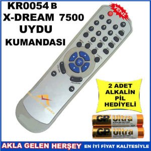 XDREAM UYDU CİHAZI Receiver KUMANDASI KR0054B