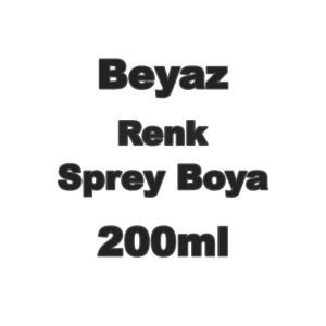 1. Kalite Büyük Boy 200ml Sprey Boya Araba, Motor, Beyaz Eşya Tamiri İçin Tüm Renkler Mevcut beyaz