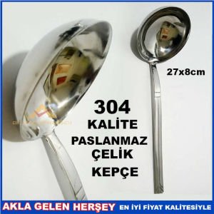 ÖMÜR BOYU GARANTİLİ 304 KALİTE PASLANMAZ ÇELİK KEPÇE