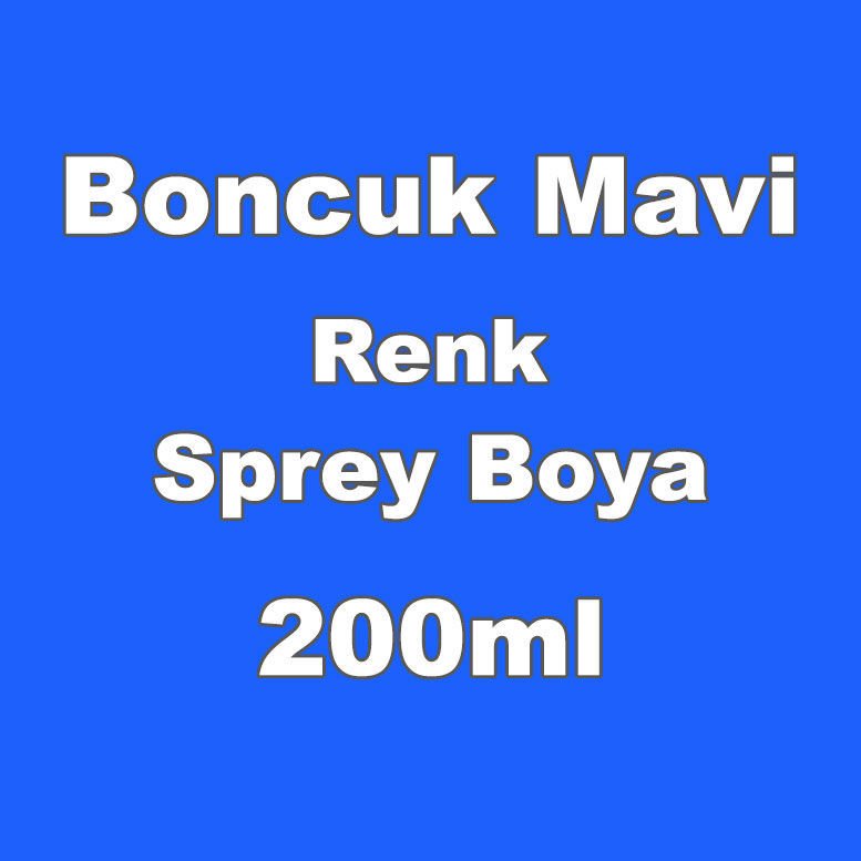 1. Kalite Büyük Boy 200ml Sprey Boya Araba, Motor, Beyaz Eşya Tamiri İçin Tüm Renkler Mevcut mavi