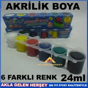 SÜDOR NON-TOXIC 6lı AKRİLİK BOYA SETİ MyDİDO