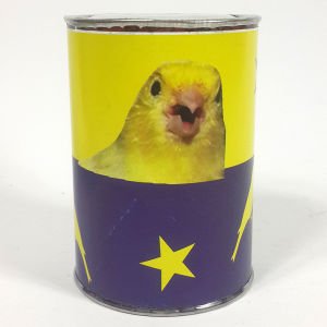 Sarı Lacivert Fenerbahçe Taraftar Figürlü 9cm Çap 12cm Yükseklik Klasik Nostaljik Teneke Kumbara