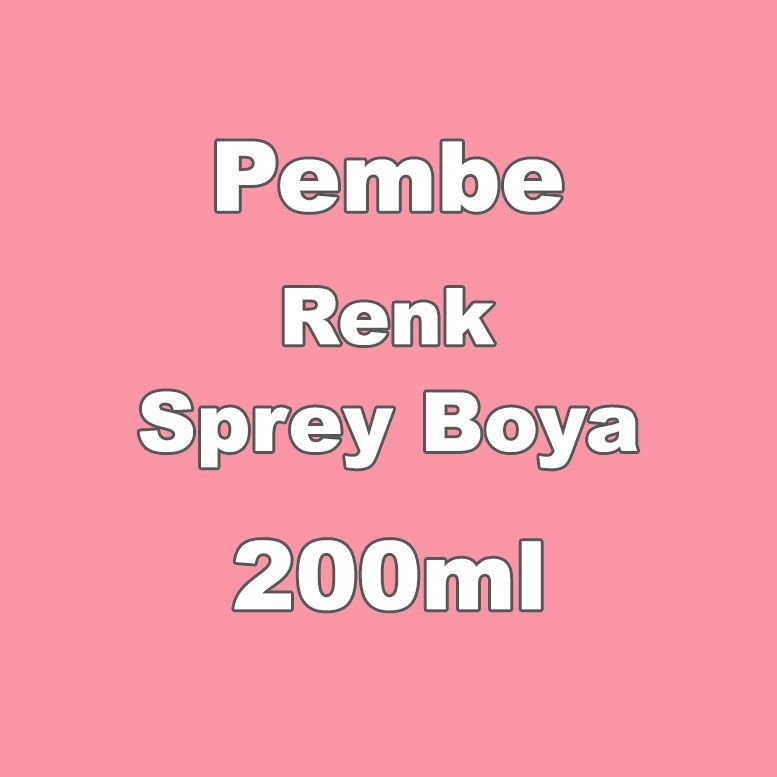 1. Kalite Büyük Boy 200ml Sprey Boya Araba, Motor, Beyaz Eşya Tamiri İçin Tüm Renkler Mevcut pembe