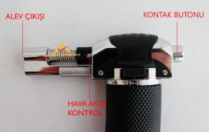 EMNİYETLİ AYARLANABİLİR MASAÜSTÜ BÜTAN ÇAKMAK