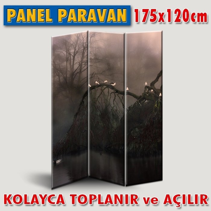 GÖRSELLİ KATLANIR PANEL BÖLME SİSTEMİ - AĞLAYAN SÖĞÜT AĞACI