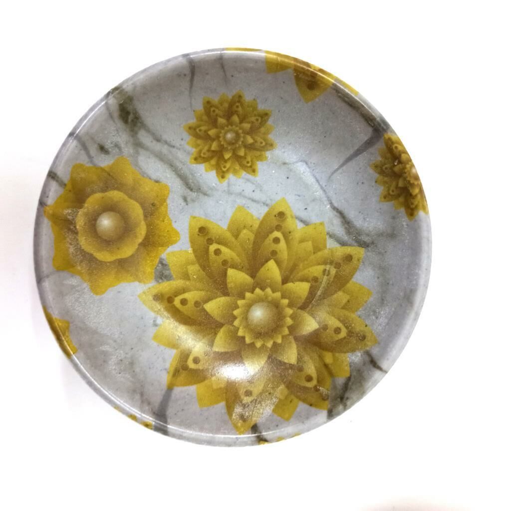 Günlük Kullanıma Uygun Klasik Çay Bardağı Tabağı 6 Adet Melamin Çay Tabağı