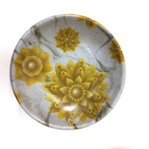 Günlük Kullanıma Uygun Klasik Çay Bardağı Tabağı 6 Adet Melamin Çay Tabağı