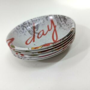 Günlük Kullanıma Uygun Klasik Çay Bardağı Tabağı 6 Adet Melamin Çay Tabağı