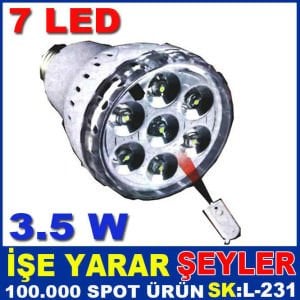 UZAKTAN KUMANDALI 7 LEDLİ TASARRUFLU AMPUL