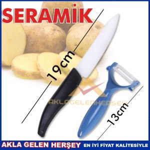 DOĞAL SERAMİK PASLANMAZ BIÇAK VE RENDE SETİ 