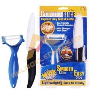 DOĞAL SERAMİK PASLANMAZ BIÇAK VE RENDE SETİ 