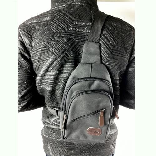 Fermuarlı 3 Gözlü Tek Askılı Pratik 30 Cm Sırt Çantası 