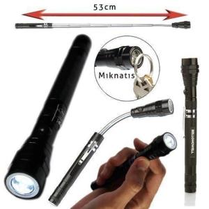 Manyetik Teleskopik Led Işık Bell Howell 53 Cm Mıknatıslı