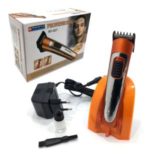 Kablosuz Şarj Standlı Saç Sakal Tıraş Makinesi Dearling RF-607 Efsane Model Şarjlı Traş Makinası