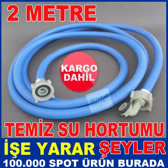 2 METRE ÇAMAŞIR MAKİNESİ TEMİZ SU HORTUMU -2