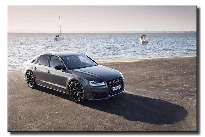 AUDİ PLAJ POZU 6 değişen ölçü ORİJİNAL KANVAS TABLO