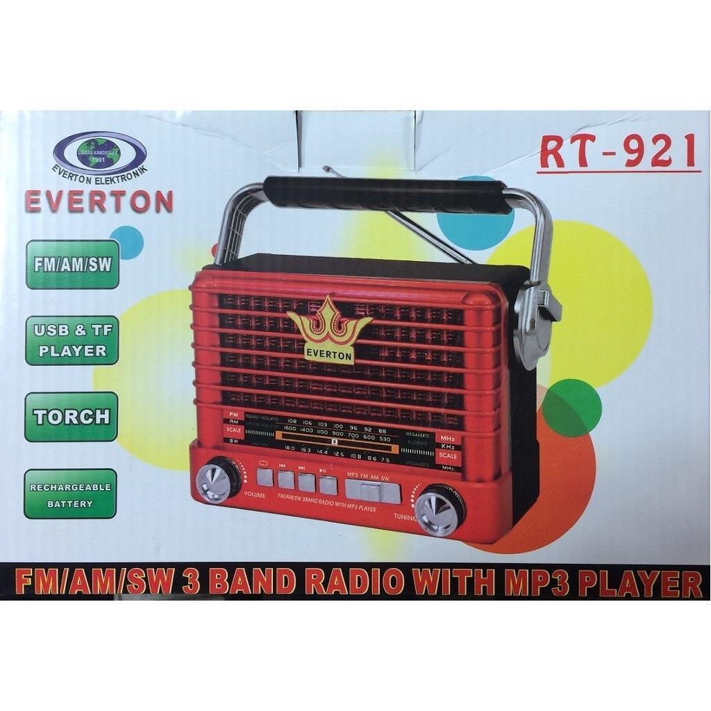 Everton RT-921 USB SD Kart Girişli Radyolu Mp3 Player Radyo Nostanji