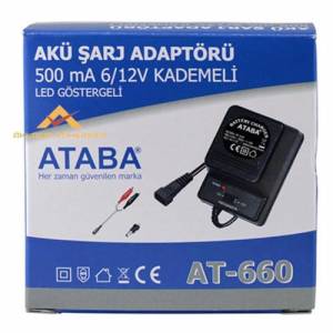 500ma 6-12v Kademeli Akü Şarj Adaptörü At-660
