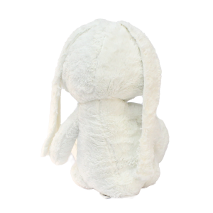 Uzun Kulaklı Beyaz Tavşan Peluş Oyuncak 40 cm